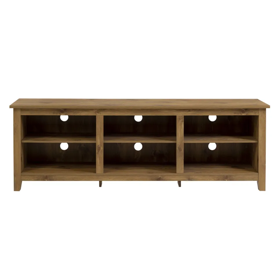 Essential 70" Rustic Wood TV Stand - Barnwood