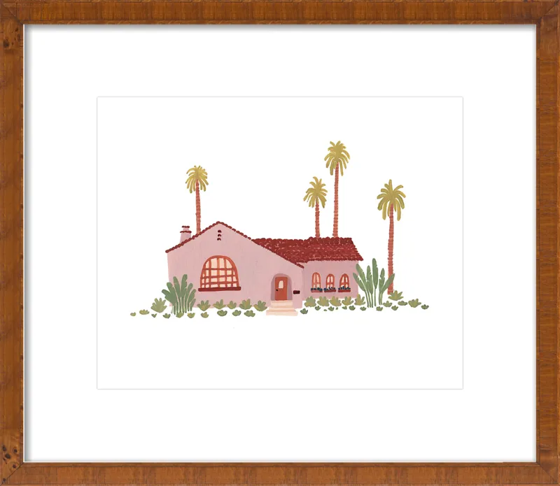 Pink Bungalow by Taylor Ann for Artfully Walls