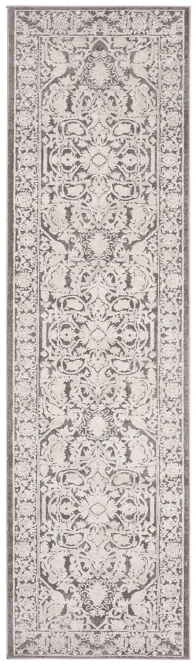 Arlo Home Woven Area Rug, RFT665B, Dark Grey/Cream,  2' 3" X 8'