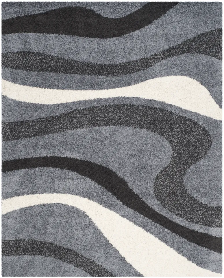 Arlo Home Woven Area Rug, SG916-8012, Grey/Ivory,  8' X 10'