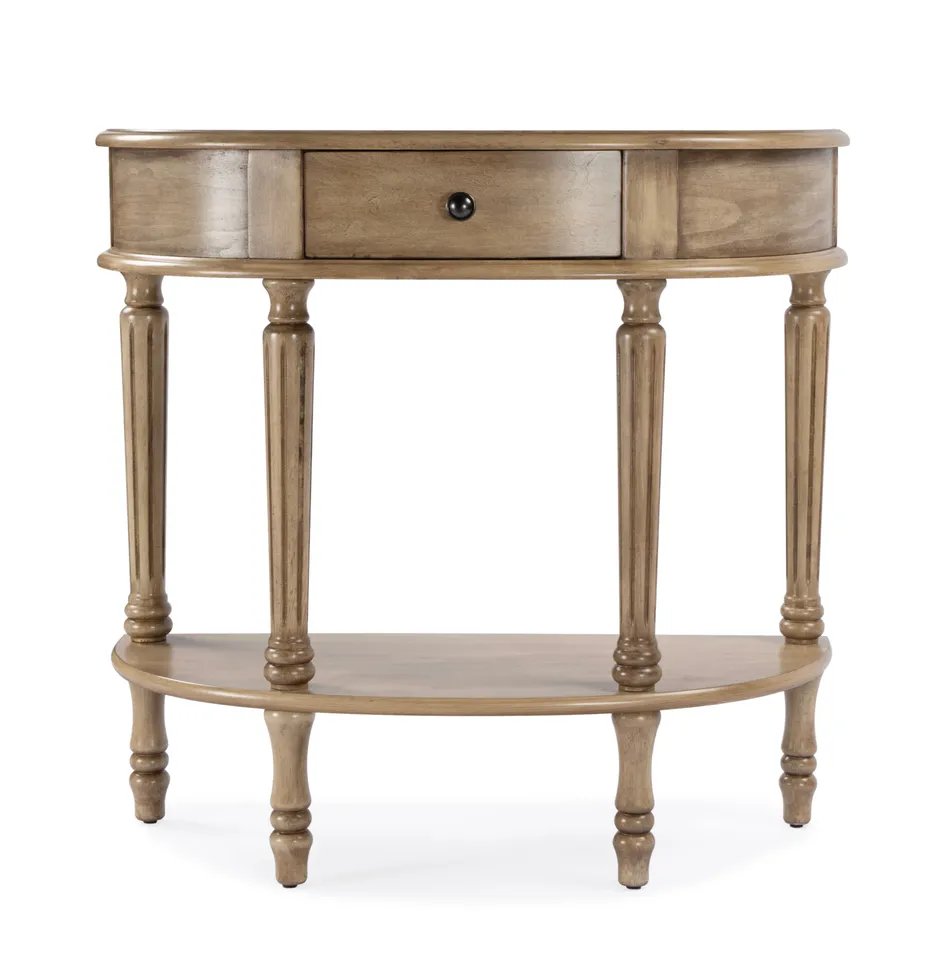 Mozart Antique Beige Console Table
