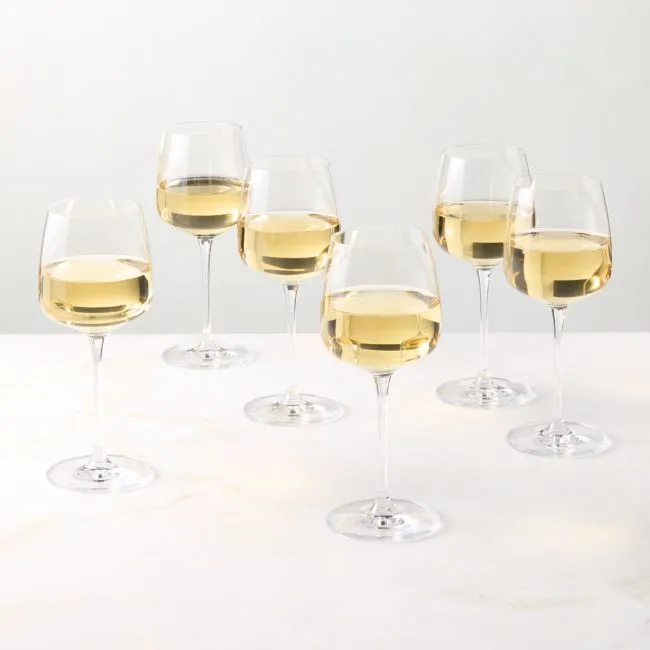 Valentina White Wine Glasses Set of 6