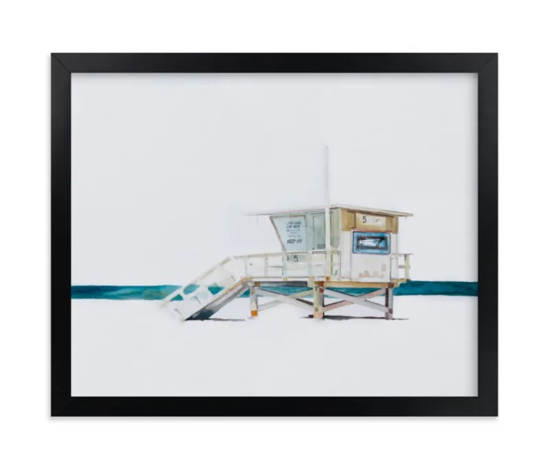 Hermosa Beach Lifeguard Tower Limited Edition Fine Art Print