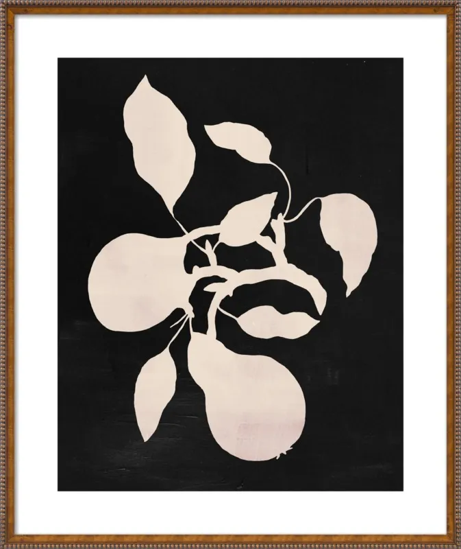 pears black and white by Ruti Shaashua for Artfully Walls