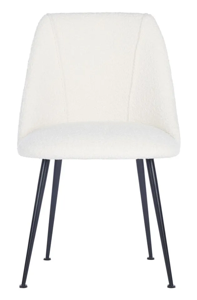 Foster Poly Blend Dining Chair - Ivory/Black