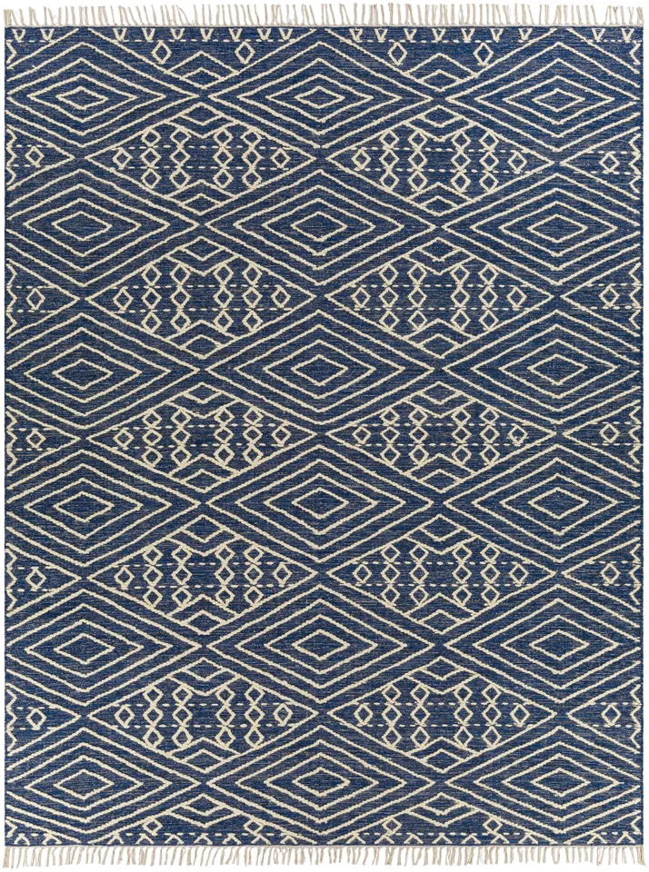 Bedouin Blue Indoor 2' x 3' Handmade Rug