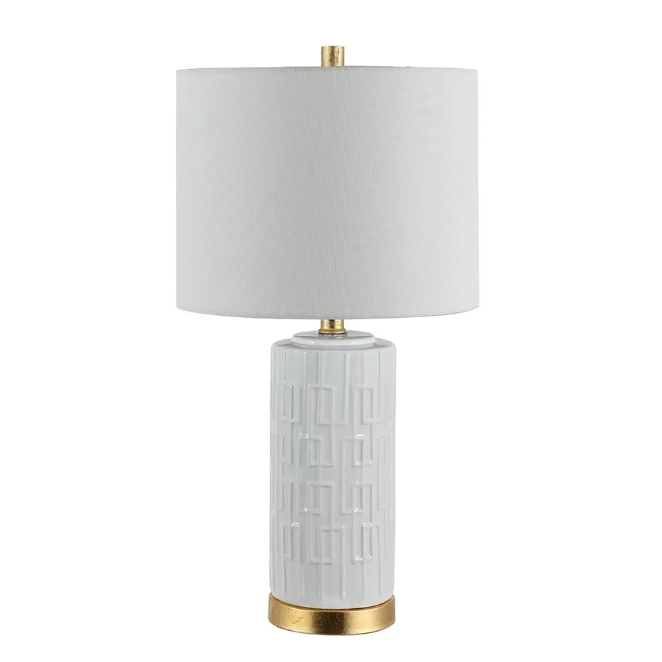Pehonix 25.5" Table Lamp - White/Gold