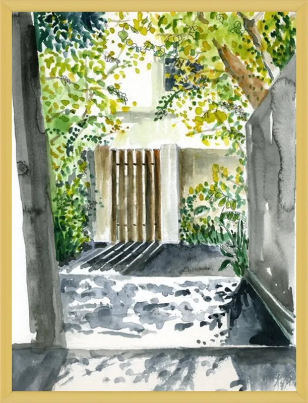 Garden Gate by Miri Eshet for Artfully Walls