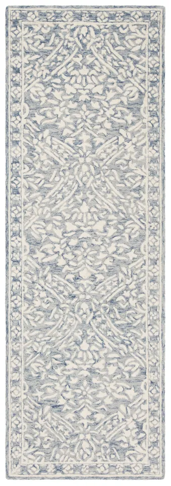 Lauren Ralph Lauren Collection Olivier Rug, Blue/Ivory, 2'3" x 14'