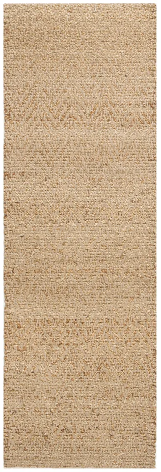 Arlo Home Hand Woven Area Rug, NF731A, Natural,  2' 3" X 9'