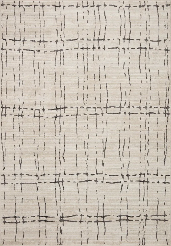 Loloi Darby Sand / Dk. Grey 4'-0" x 6'-0"