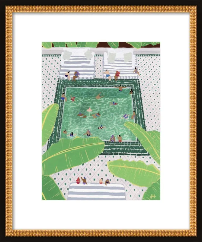 Green Riad by Joanne Ho for Artfully Walls