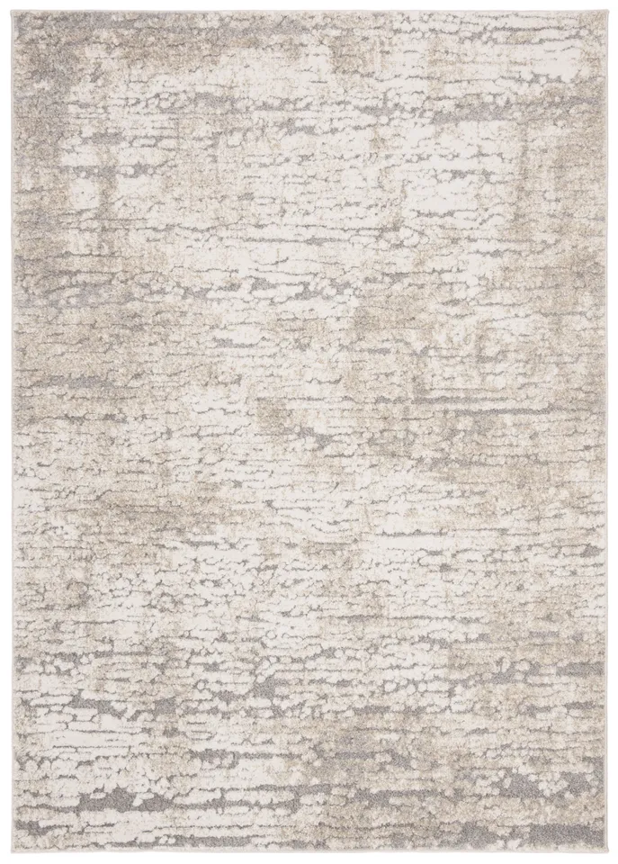 Arlo Home Woven Area Rug, SPR126E, Taupe/Ivory,  8' X 10'