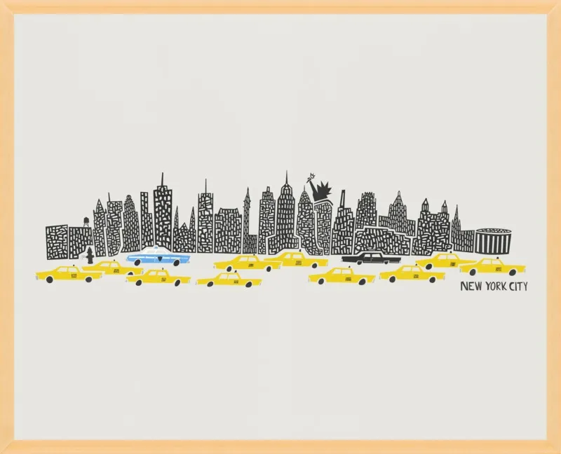 New York Skyline by Mark & Suumin - Fox & Velvet for Artfully Walls