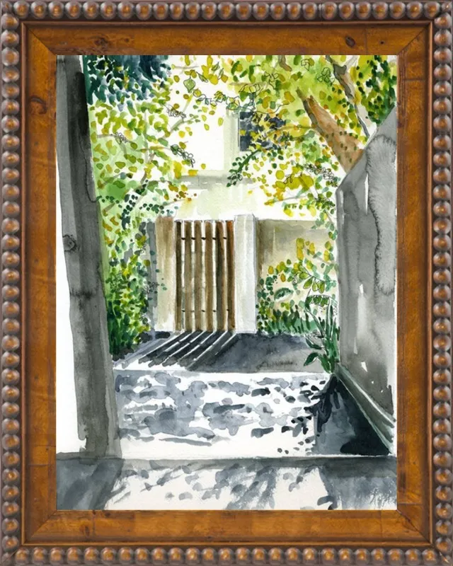 Garden Gate by Miri Eshet for Artfully Walls