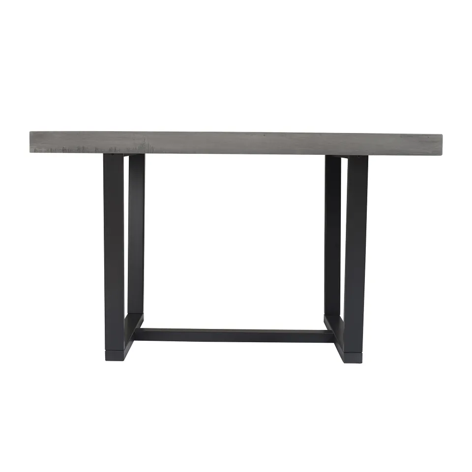 Durango 52" Distressed Solid Wood Dining Table - Grey