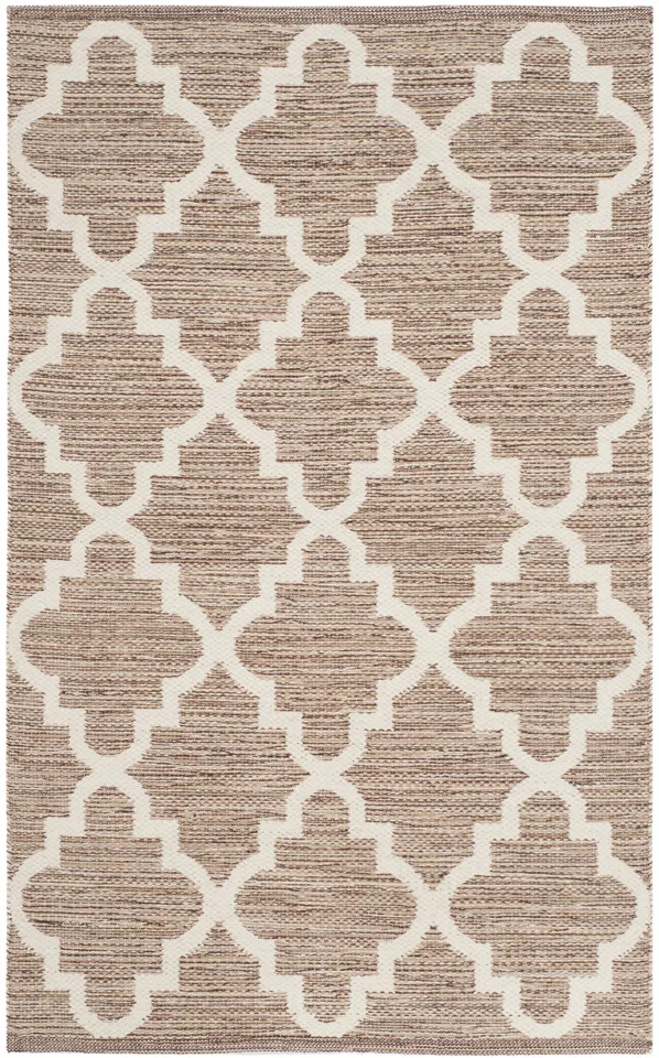 Arlo Home Hand Woven Area Rug, MTK810E, Beige/Ivory,  2' 6" X 4'