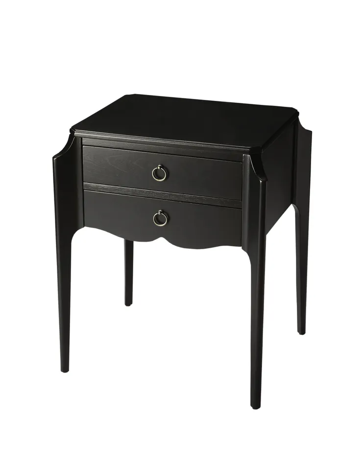 Wilshire Black Licorice Side Table
