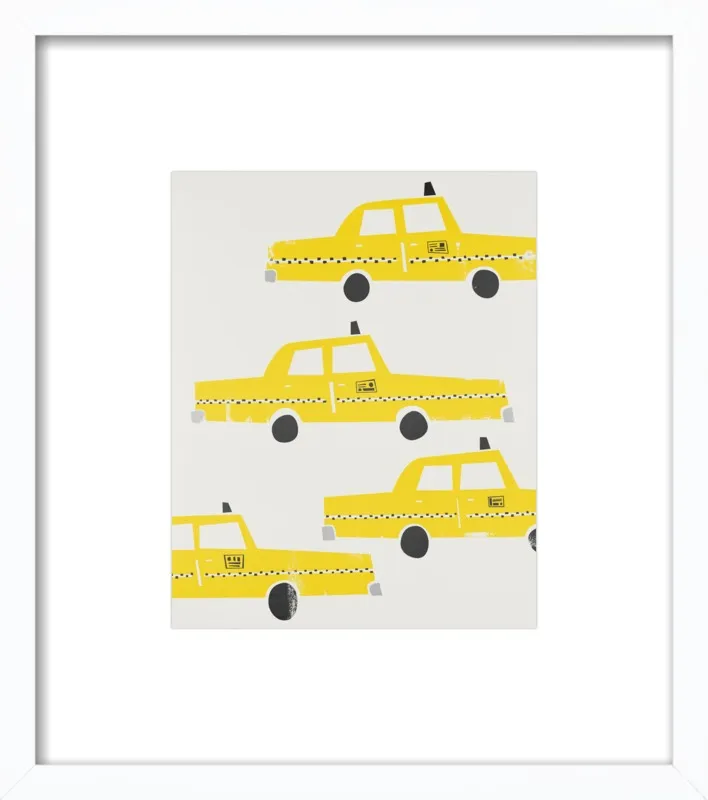 New York Taxis by Mark & Suumin - Fox & Velvet for Artfully Walls