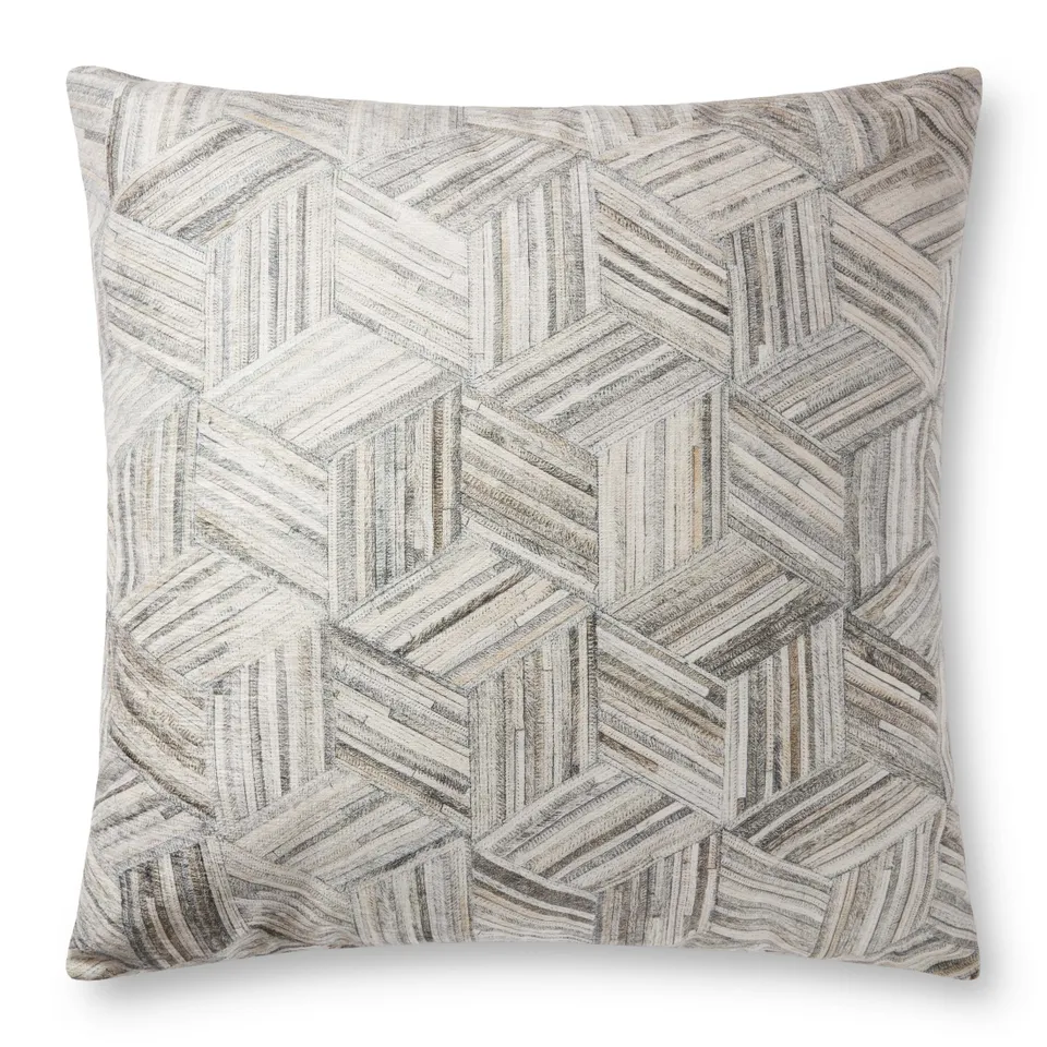 Loloi Floor Pillows Grey / Multi 36"W x 36"D x 6"H