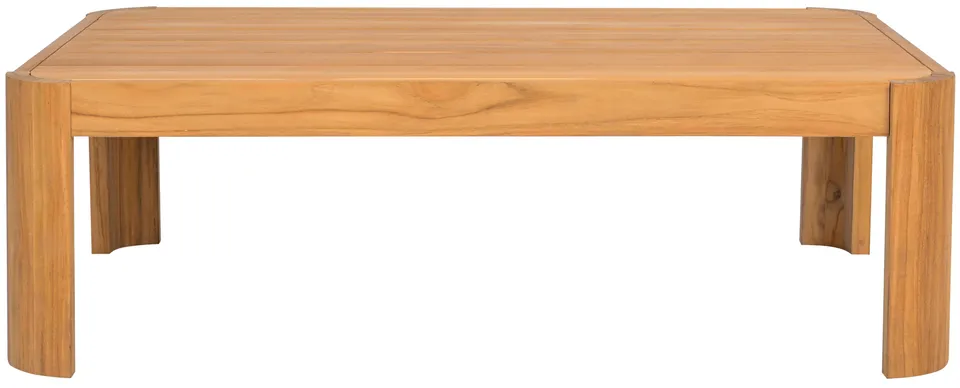 Safavieh Couture Leilani Teak Coffee Table, Natural Teak