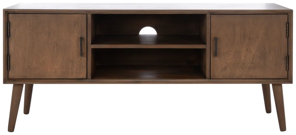 Sorrel Mid - Century Media Stand - Brown
