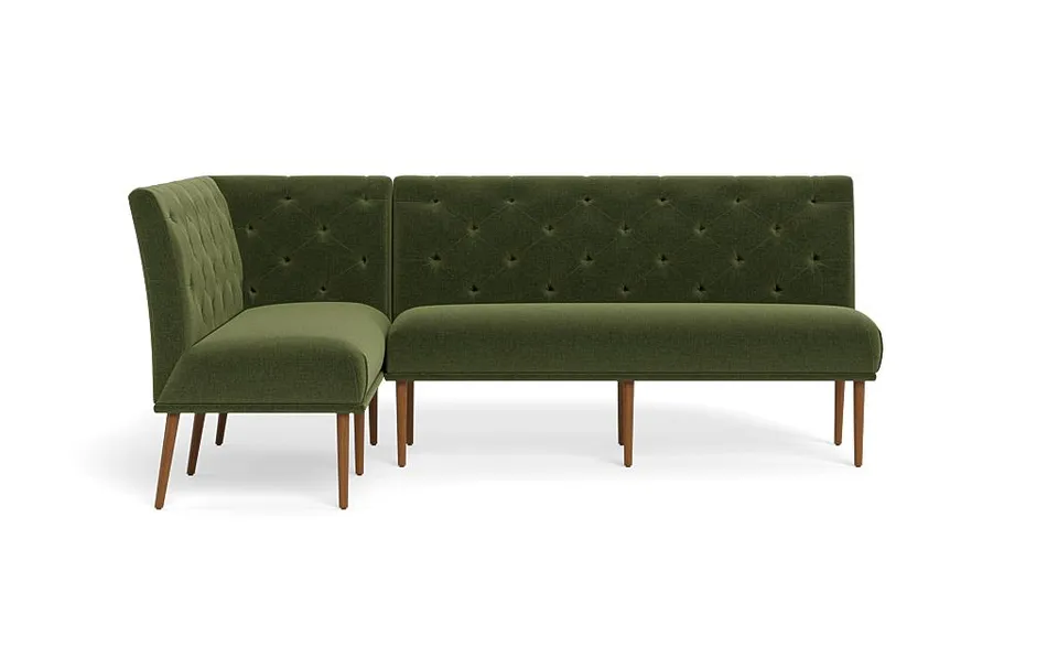 Dorian Upholstered Left Banquette with Tufting Option