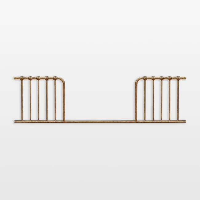 Namesake Abigail-Winston Vintage Gold Iron Toddler Bed Rail