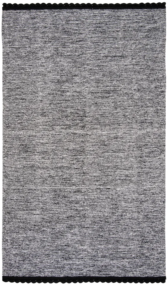 Arlo Home Hand Woven Area Rug, MTK615A, Black,  5' X 8'