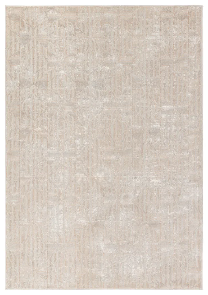 Ottavia CIQ49 Geometric Tan Area Rug (10'2"x14')