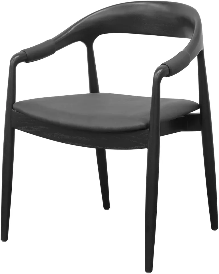 Kisco Faux Leather 31"H x 24"W x 22"D Dining Chair