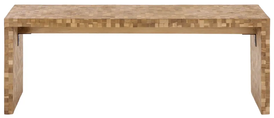 Francisco Bench - Unfinished Natural Teak