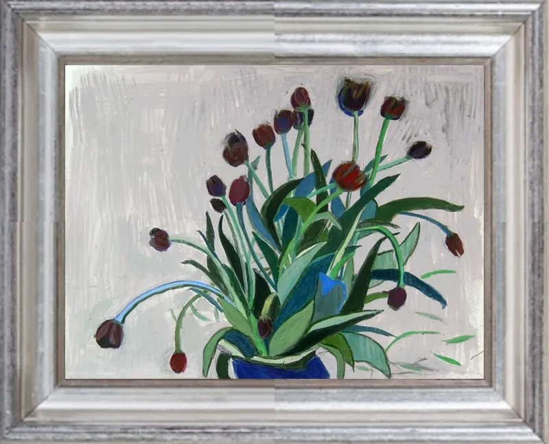 queen of the night tulip by Liz Innvar for Artfully Walls