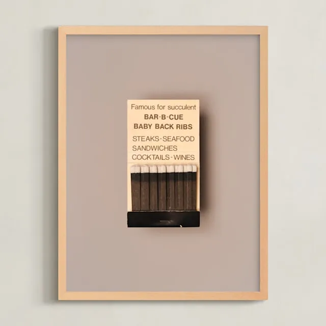 Famous Food Black Limited Edition Fine Art Print
