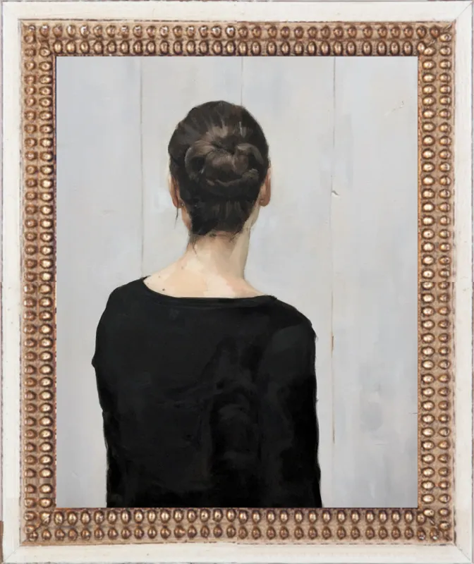 Portrait of a young woman by Philine van der Vegte for Artfully Walls