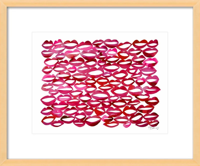 Juicy Lips by Kate Roebuck for Artfully Walls