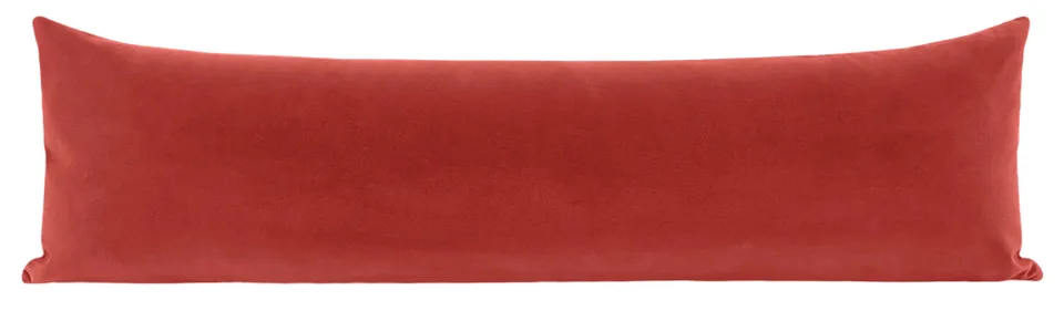THE XL LUMBAR :: SIGNATURE VELVET // RHUBARB - 14" X 48"