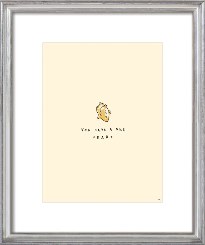 You Have A Nice Heart by Melody Hansen for Artfully Walls