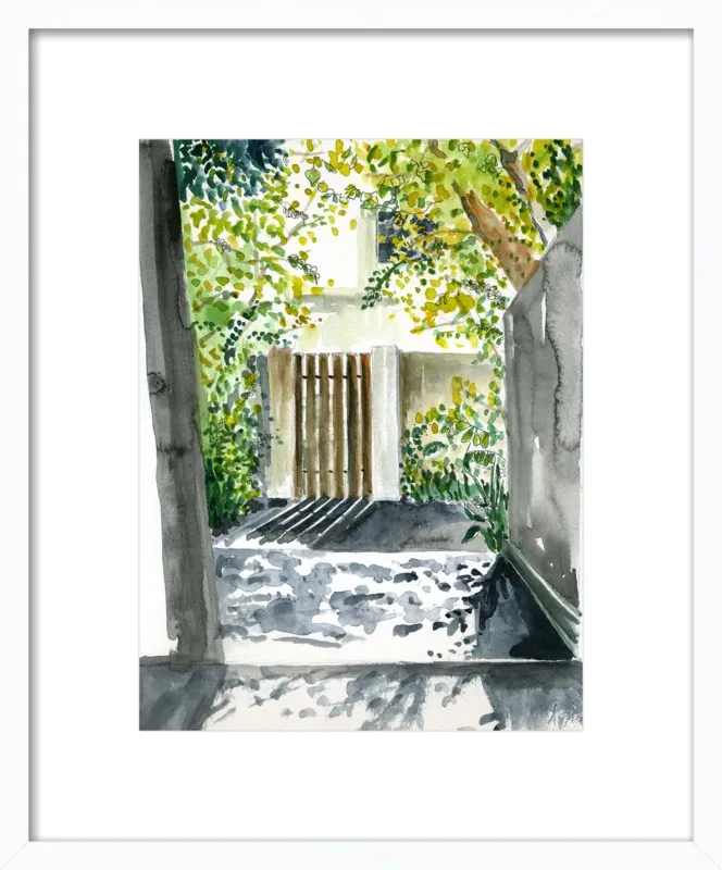 Garden Gate by Miri Eshet for Artfully Walls