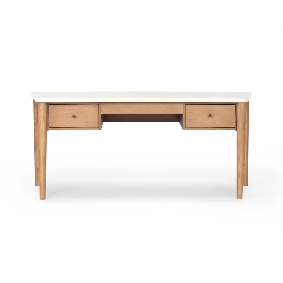 Lorna Desk - Amber Ash Veneer