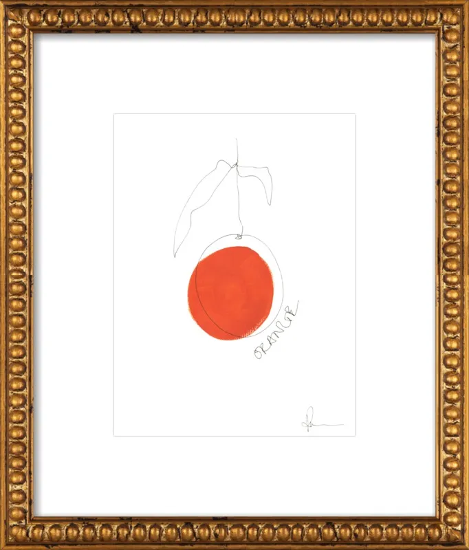 Orange by Polly Mann for Artfully Walls