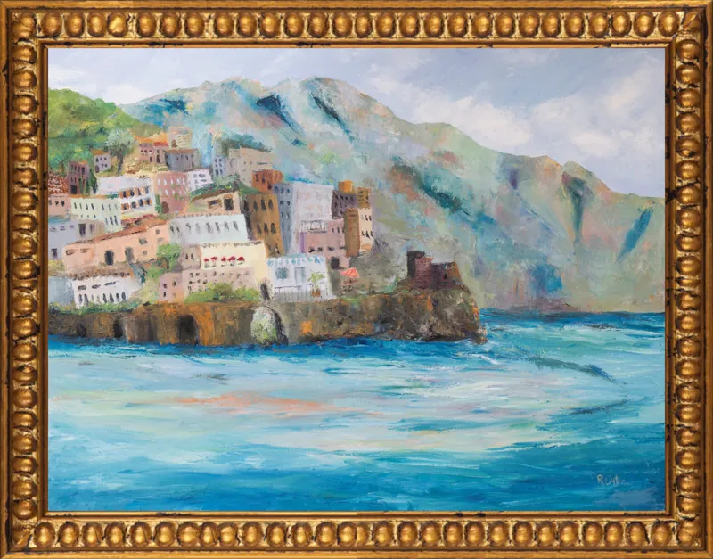 Amalfi Coast by Renee A Ortiz for Artfully Walls