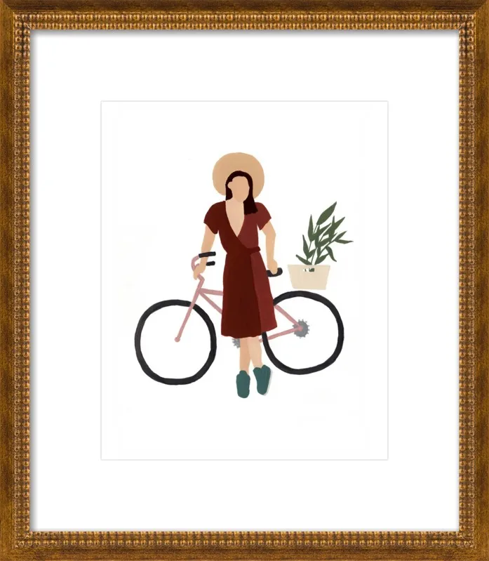 Biking Beauty by Taylor Ann for Artfully Walls