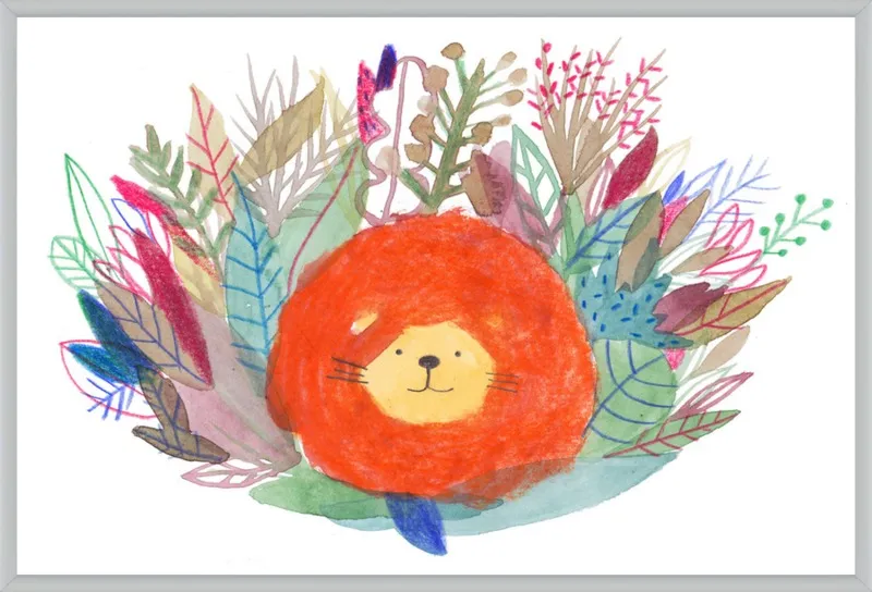Lion by Marion Barraud for Artfully Walls