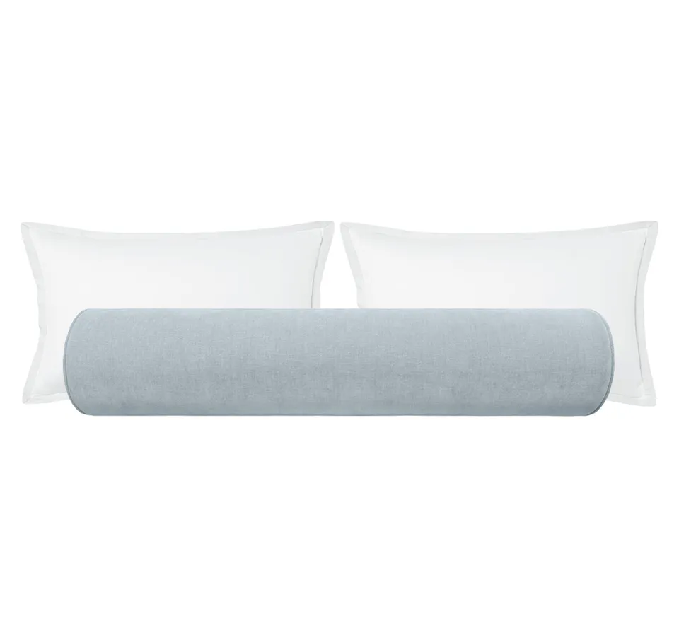 THE BOLSTER :: SIGNATURE CHENILLE // MIST - SWATCH 4" X 4"