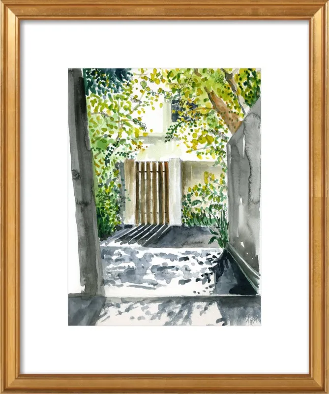 Garden Gate by Miri Eshet for Artfully Walls