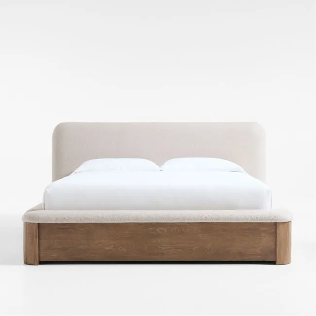 Palermo Upholstered Wood King Storage Bed