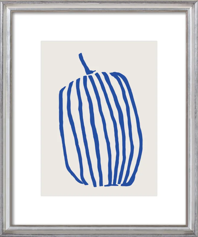 Striped pumpkin by Jessica Nielsen for Artfully Walls