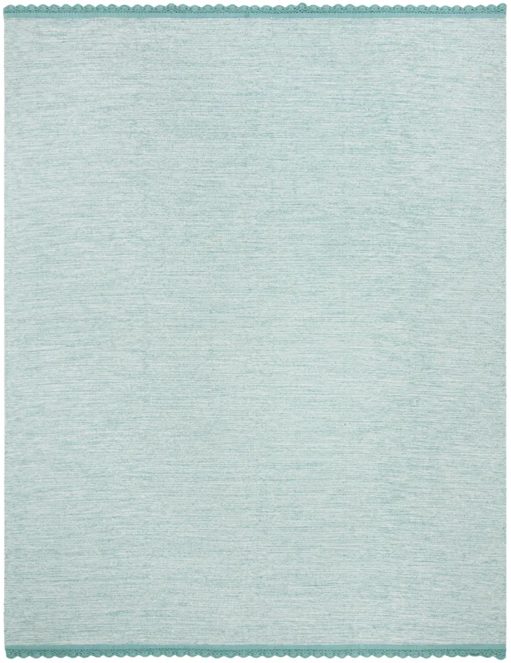 Arlo Home Hand Woven Area Rug, MTK615E, Turquoise,  8' X 10'