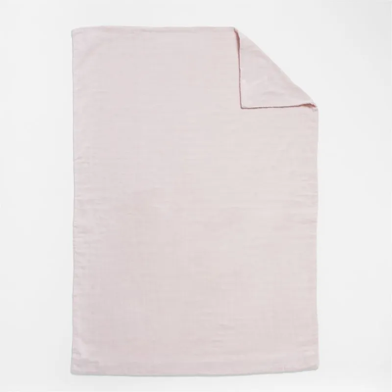 Supersoft Lilac Rose Organic Cotton Gauze Toddler Duvet Cover